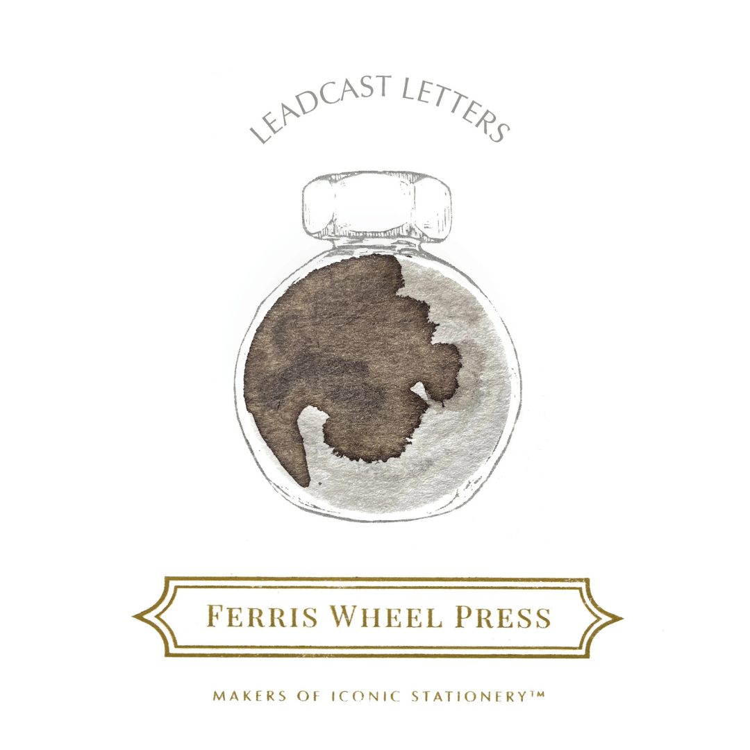 Ferris Wheel Press - Leadcast Letters, 10 ml