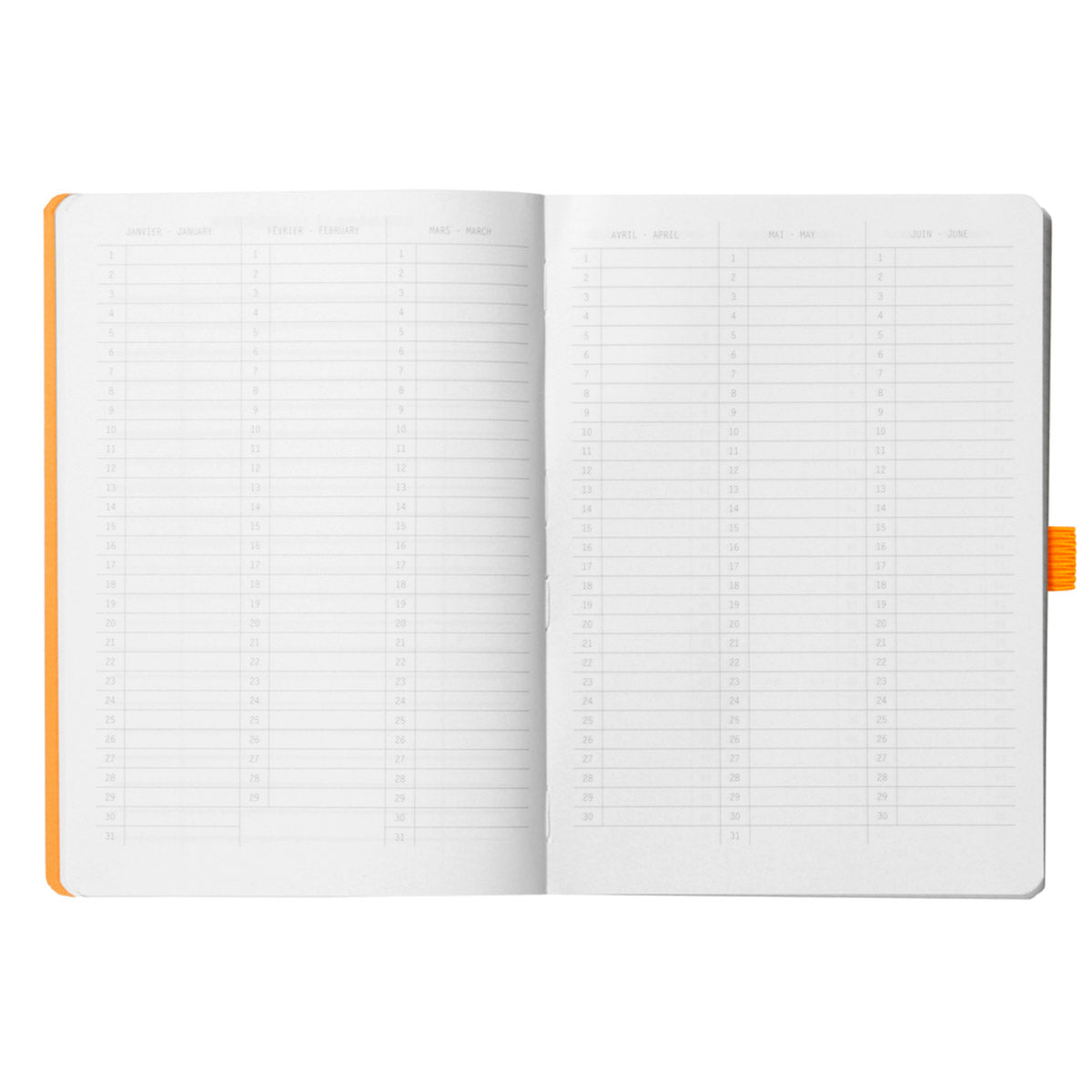 Rhodiarama - Goalbook A5 dotted, weiss