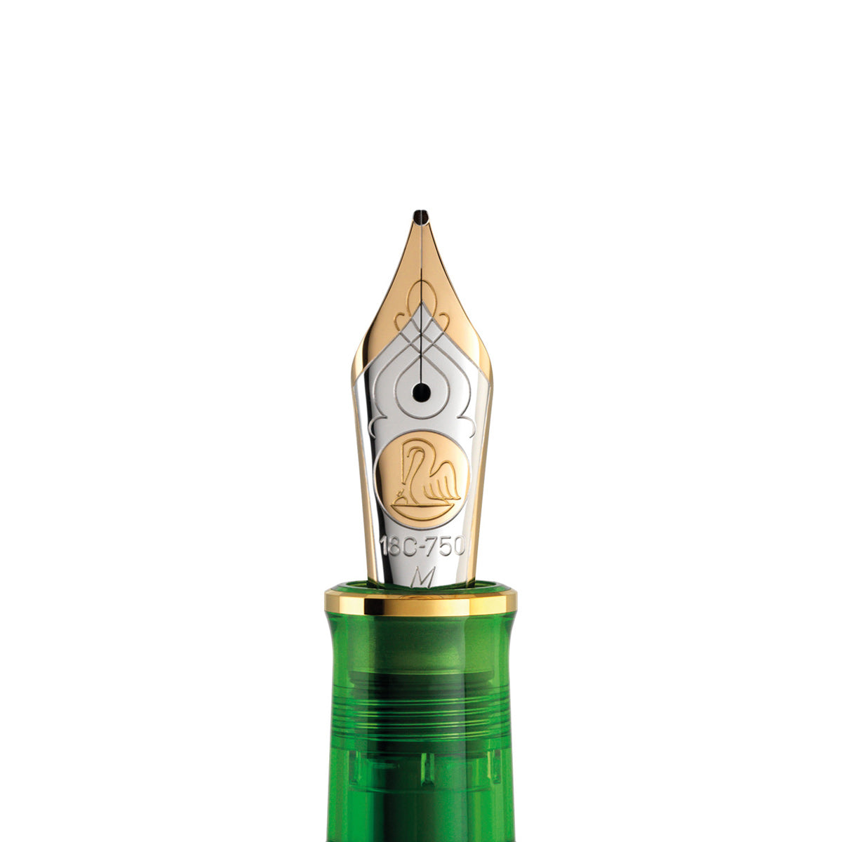 Pelikan Fountain Pen M800 Green Demonstrator