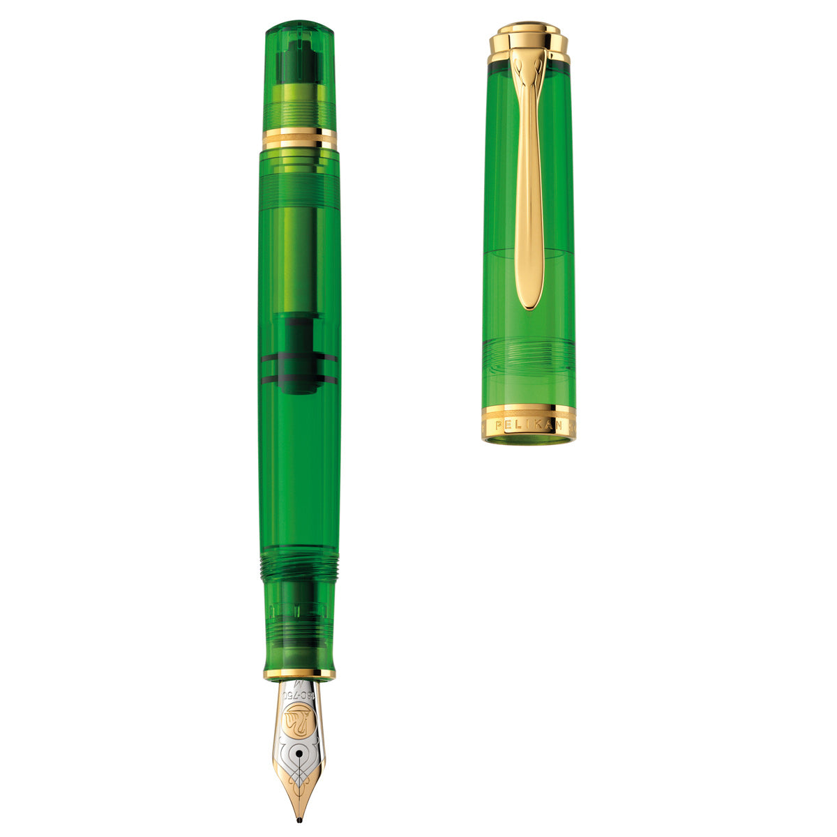 Pelikan Fountain Pen M800 Green Demonstrator
