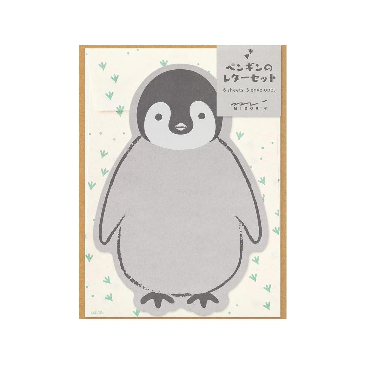 Midori - Briefpapier Set, Pinguin