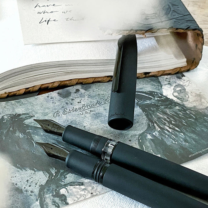 Esterbrook Raven piston fountain pen