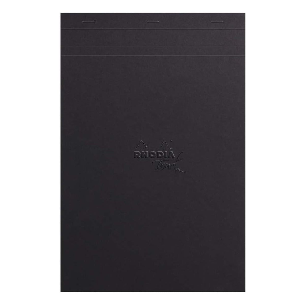 Rhodia Touch - Black Maya Notizblock A4+ blanko, schwarz