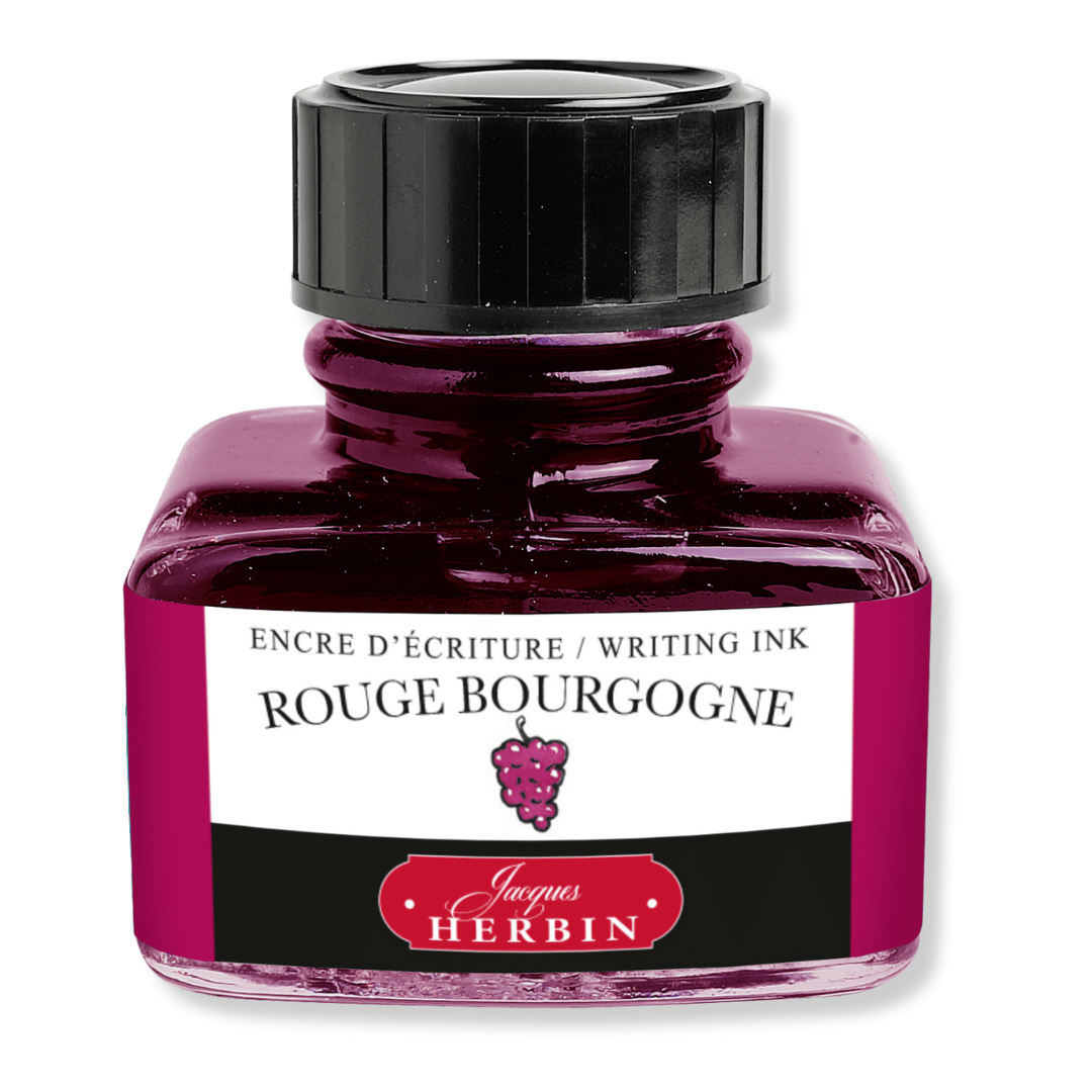Herbin ink bottle burgundy red 30 ml / rouge bourgogne