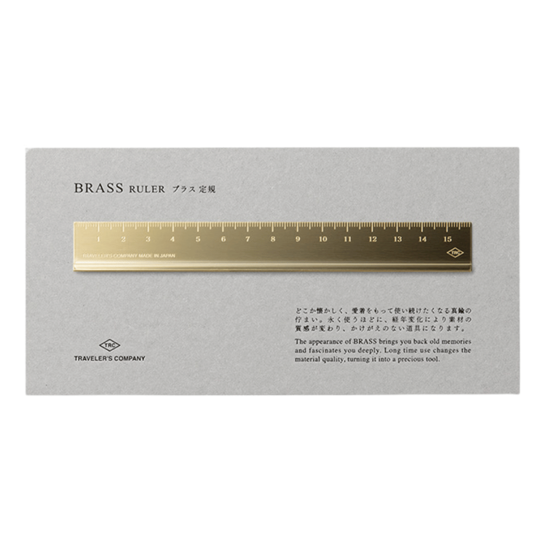 Traveler&#39;s Notebook Company - Messing Lineal