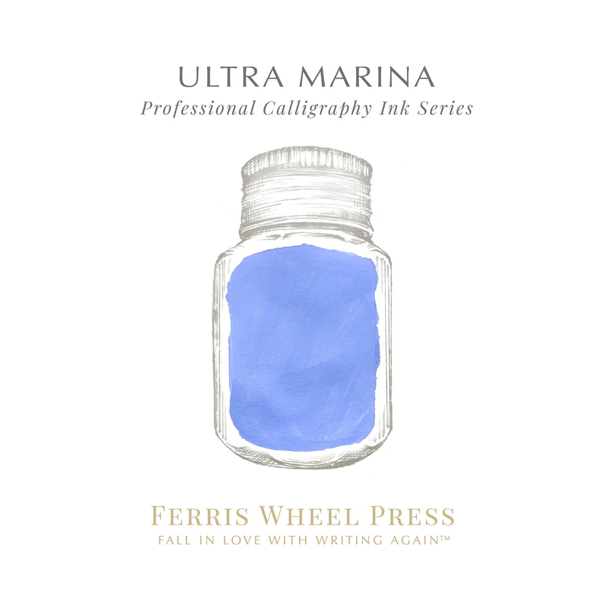 Ferris Wheel Press - Calligraphy Ink Ultra Marina