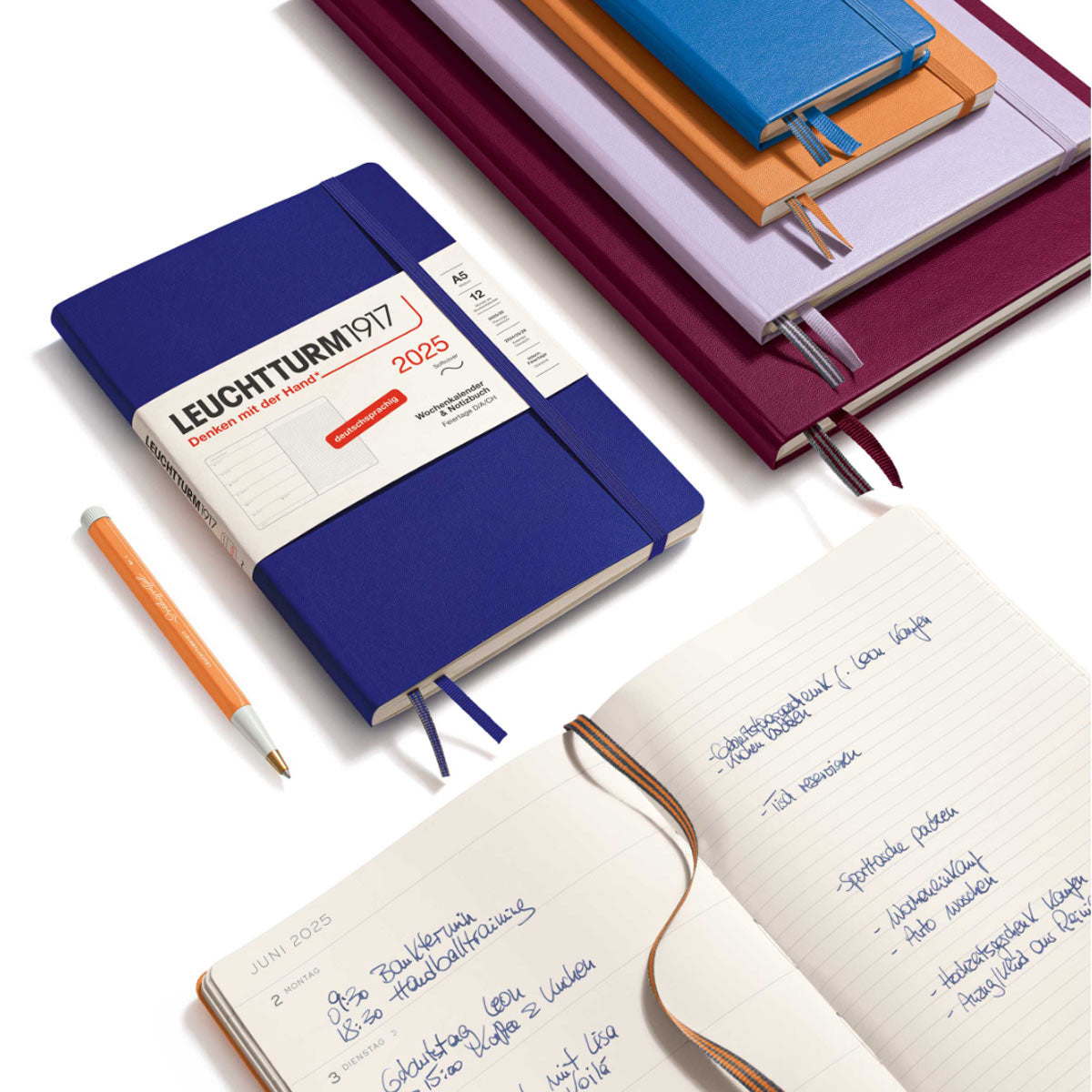 Leuchtturm1917 - Weekly calendar and notebook 2025 - Papier & Stift