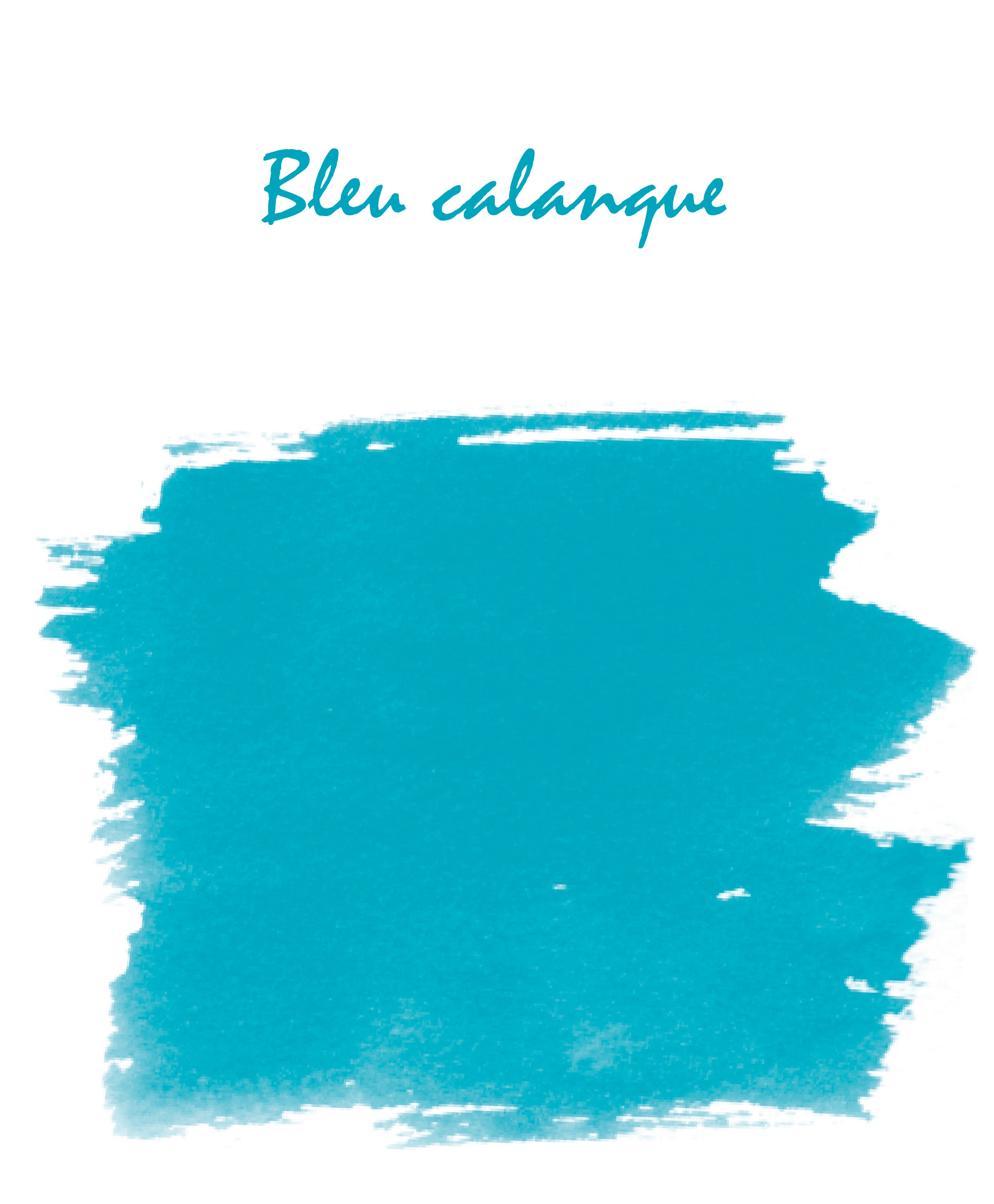 Swatch von Bleu Calanque by Herbin.
