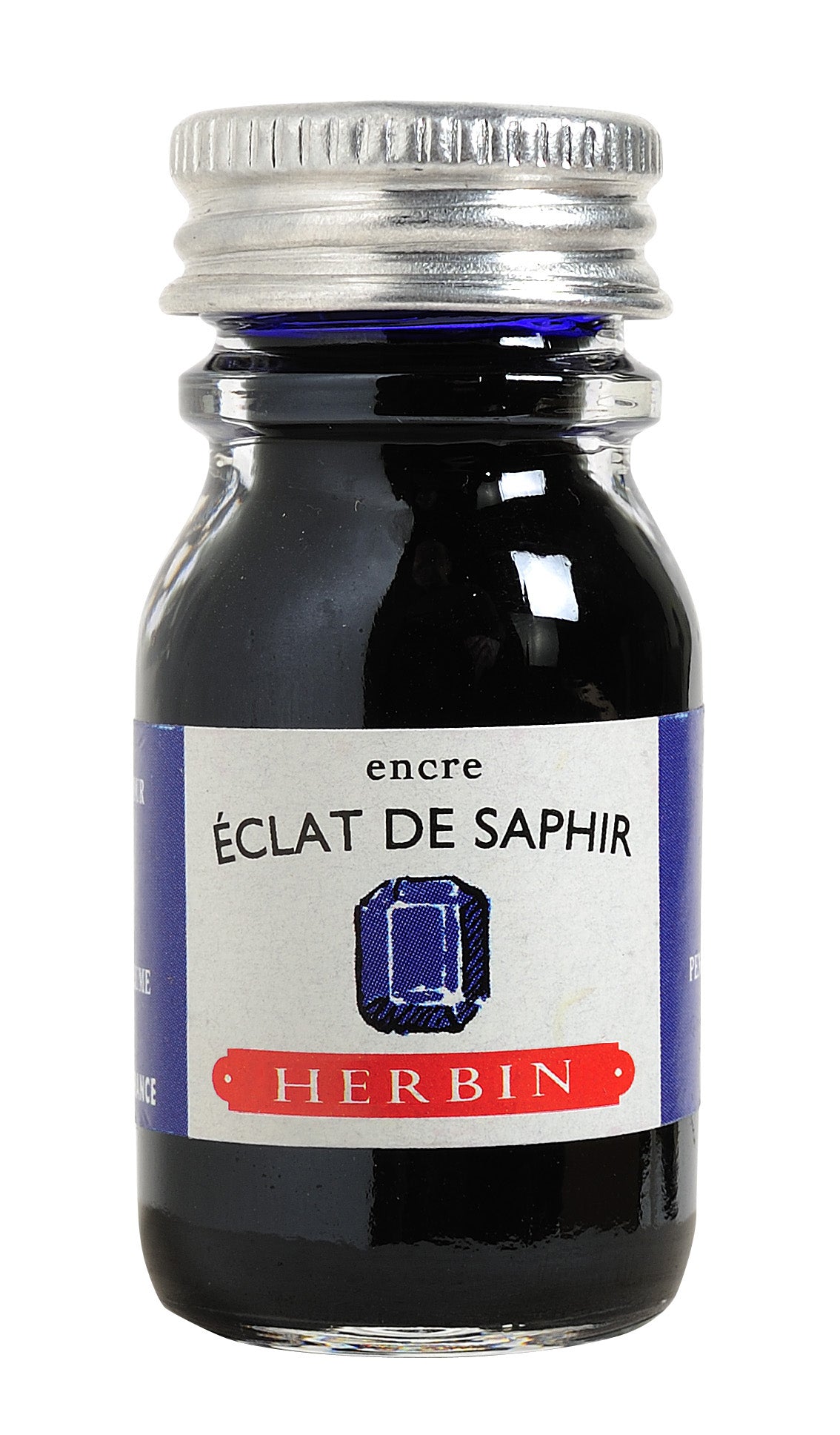 Herbin ink bottle sapphire blue 10 ml / eclat de sapphire