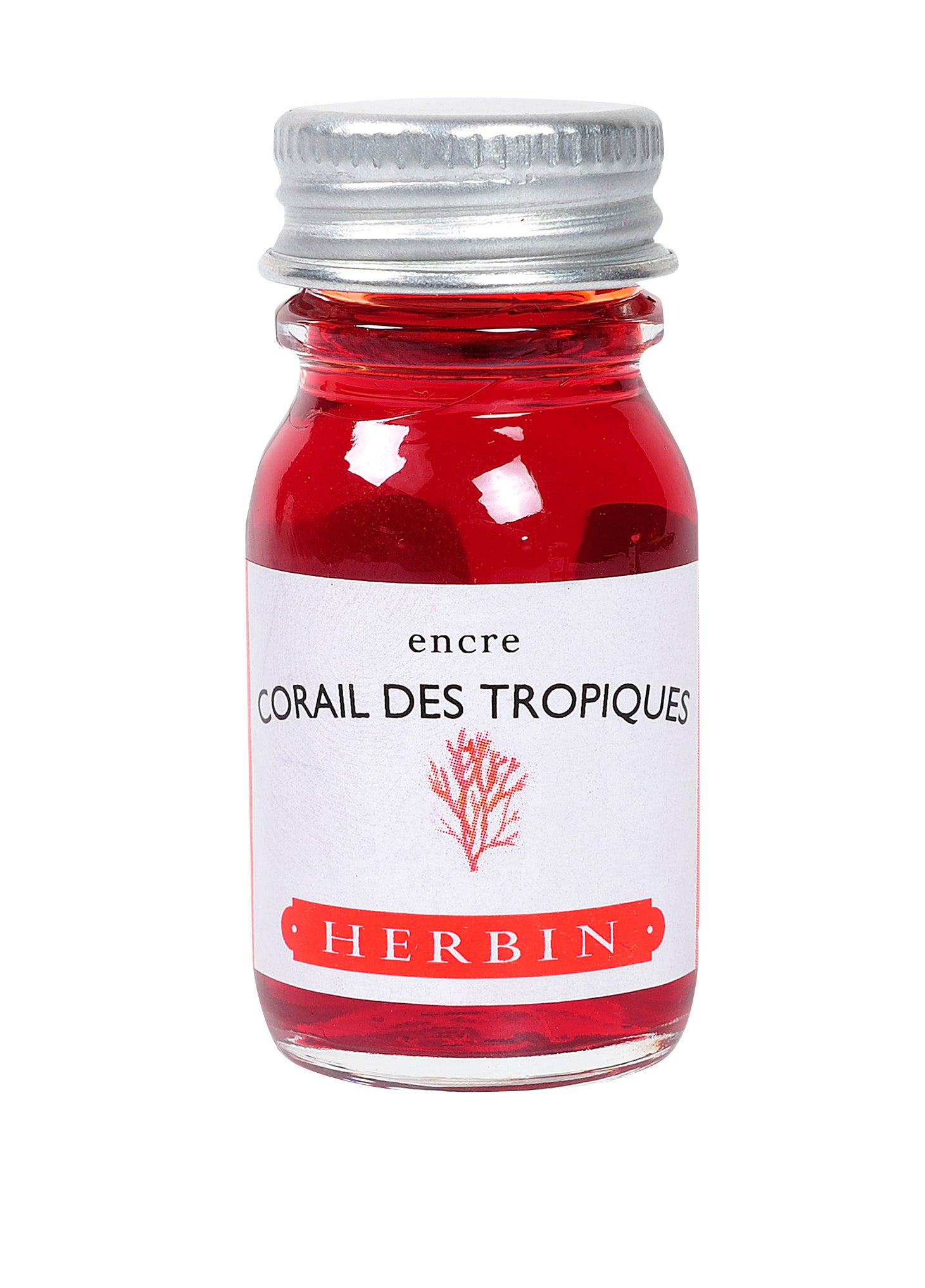 10 ml Tintenglas Herbin Corail des Tropiques.