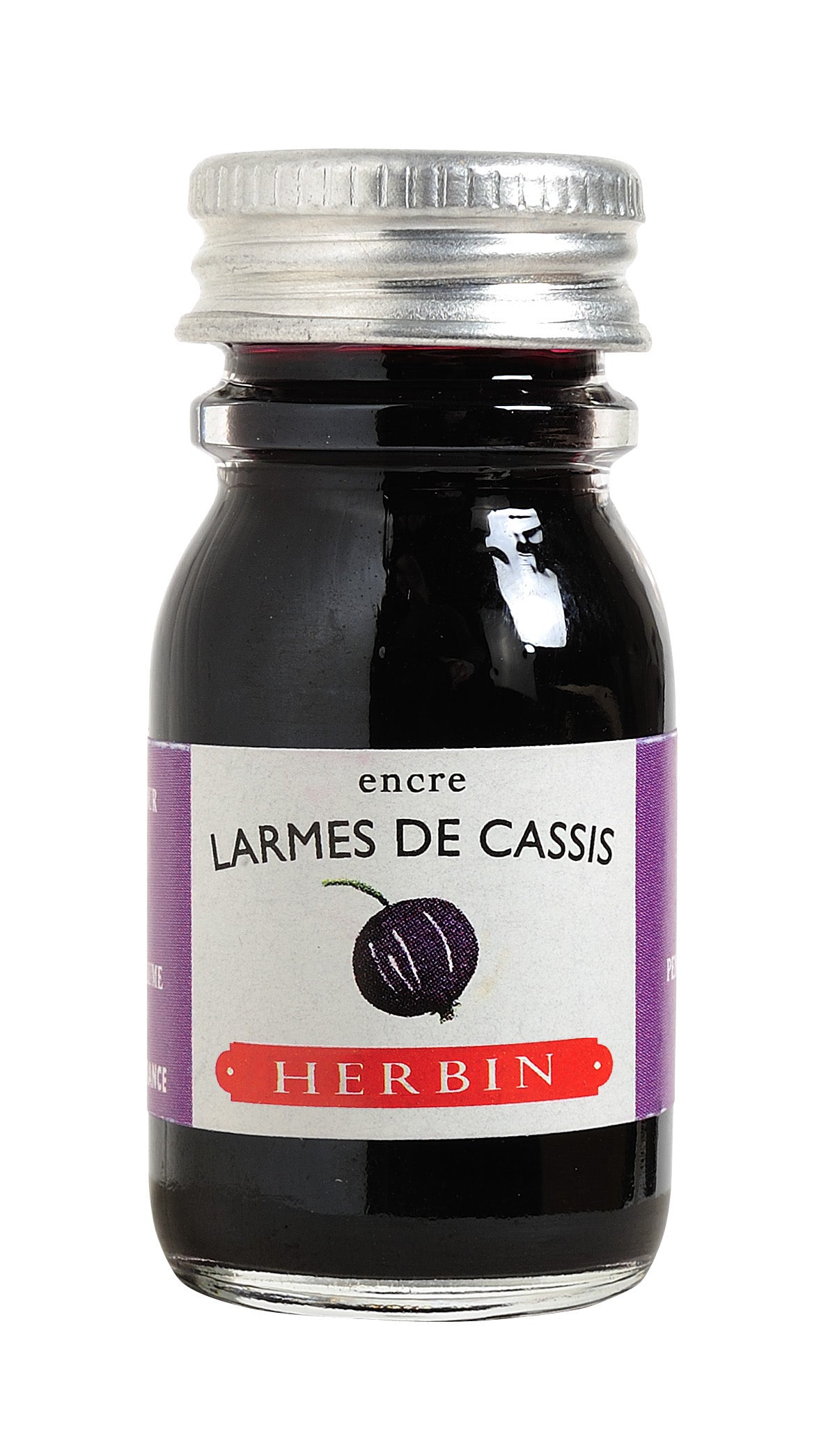 Herbin ink bottle Cassis 10 ml / larmes de cassis