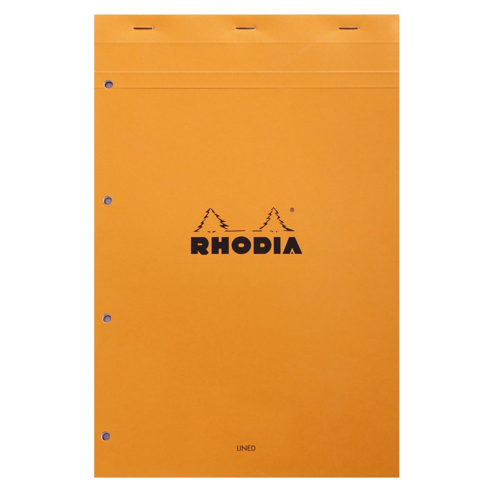 Rhodia Block No. 20 - orange / lined