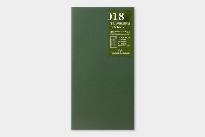 Traveler&#39;s Notebook Company - Wochenübersicht (018)