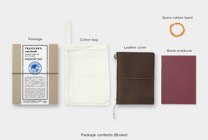 Traveler&#39;s Notebook Company - Notebook passport size brown