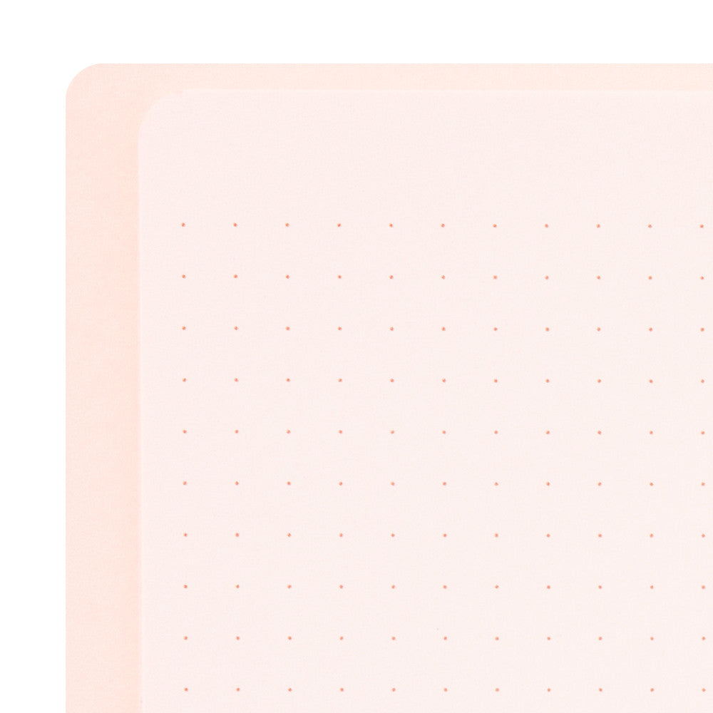 Midori Color Dot Ring Binder - Pink