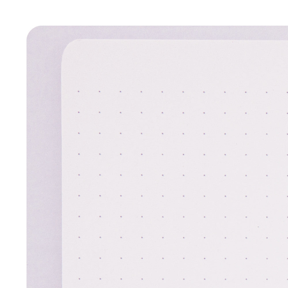 Midori Color Dot Ring Binder - Purple