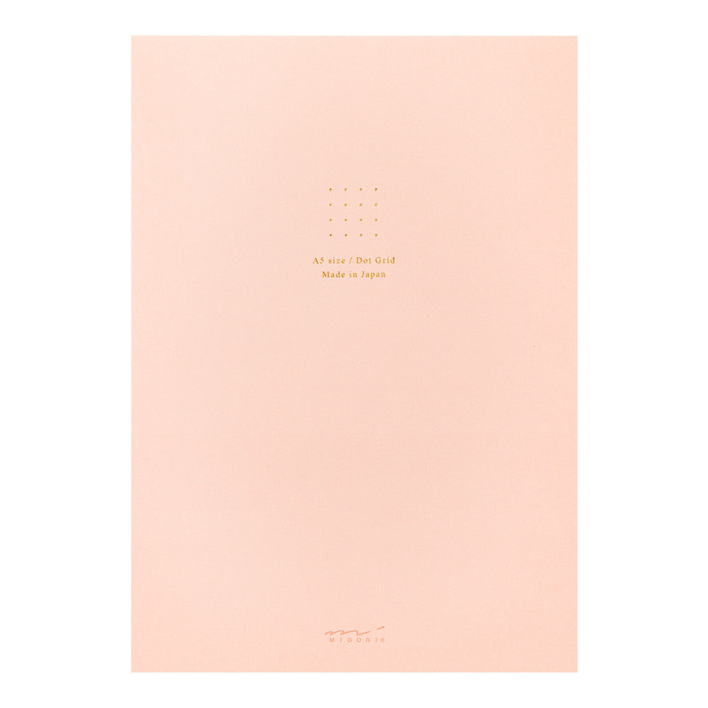 Midori Writing Pad Color Dot - Pink