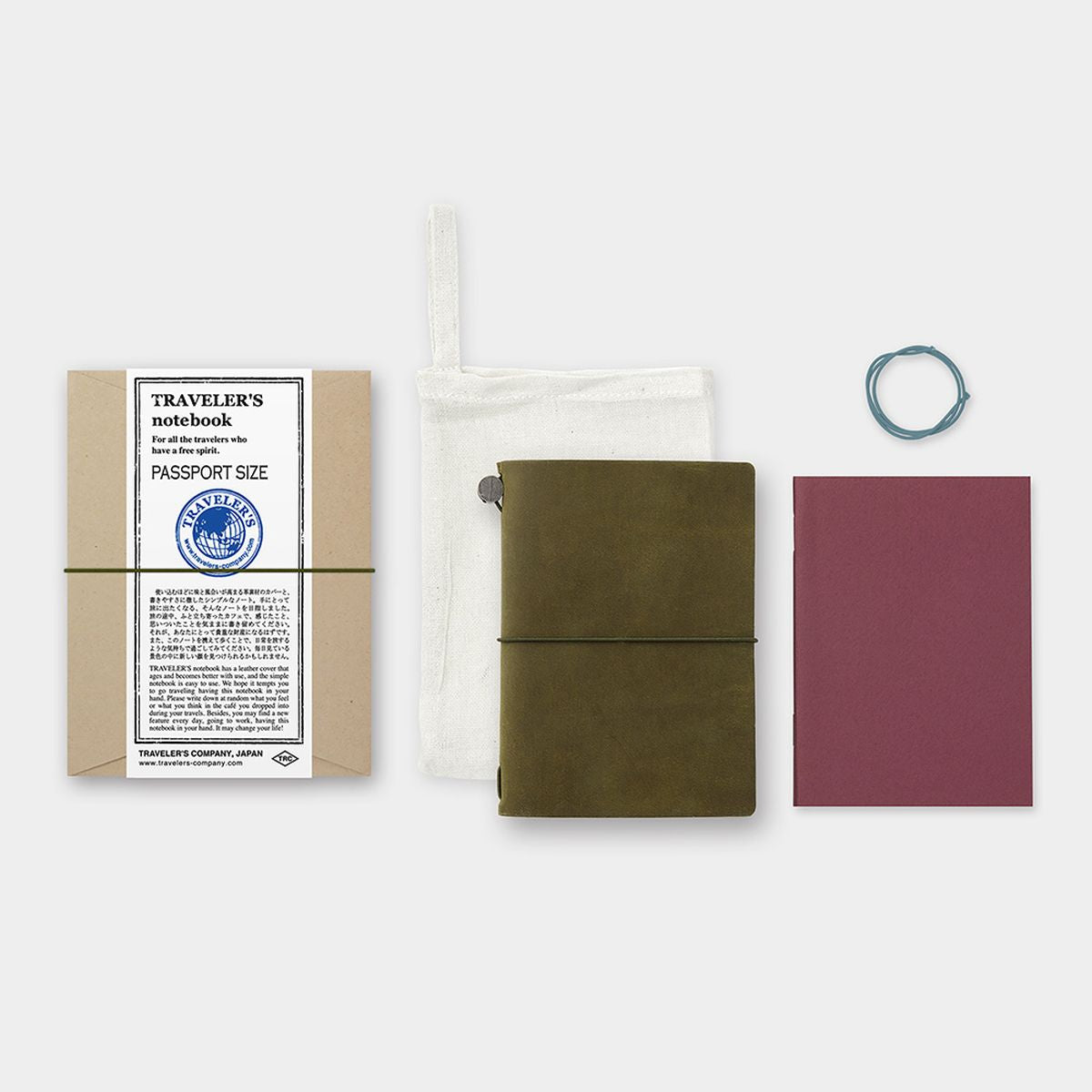 Traveler&#39;s Notebook Company - Notebook passport size, olive