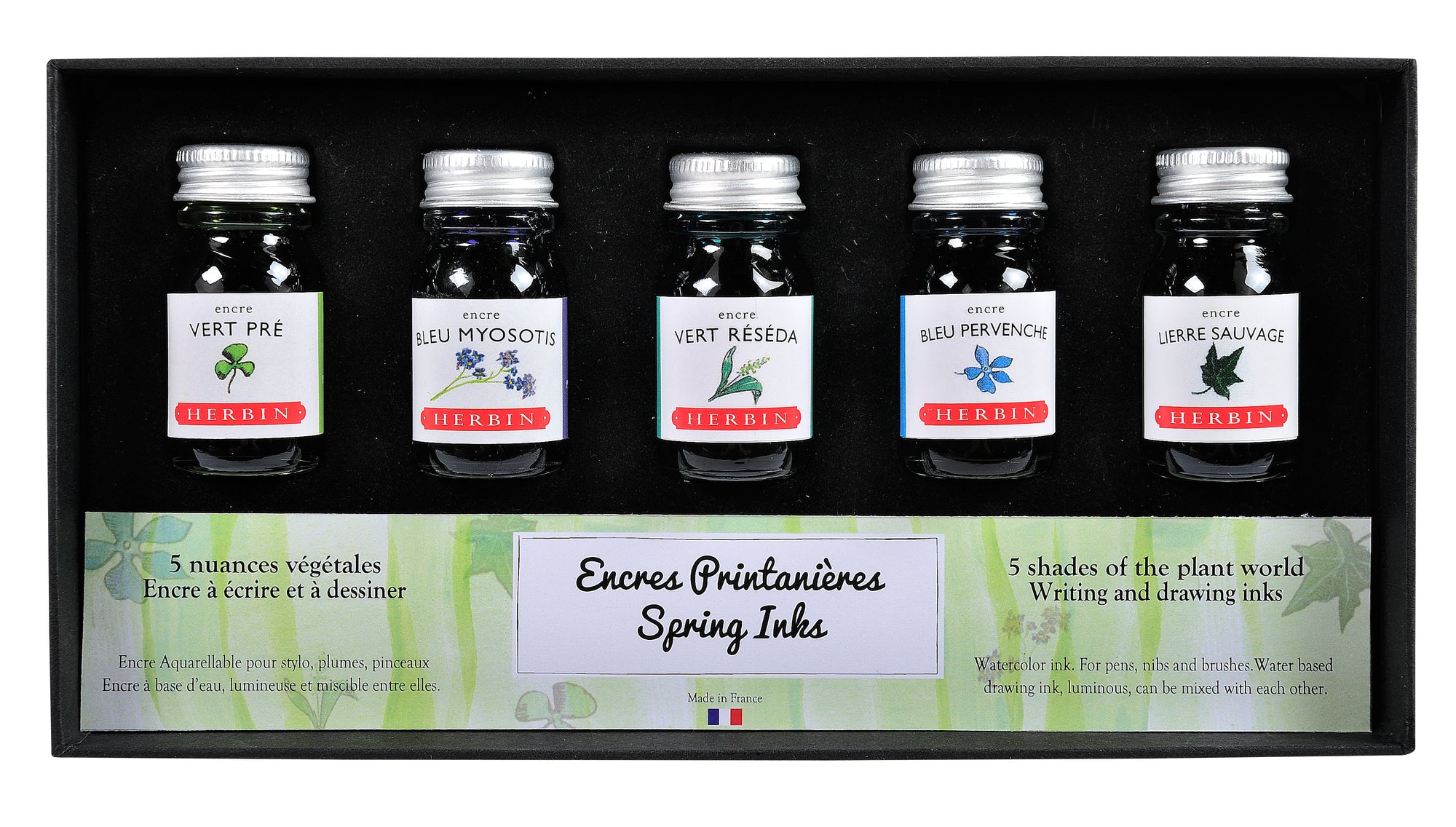 Herbin Tintenset Frühlingsfarben