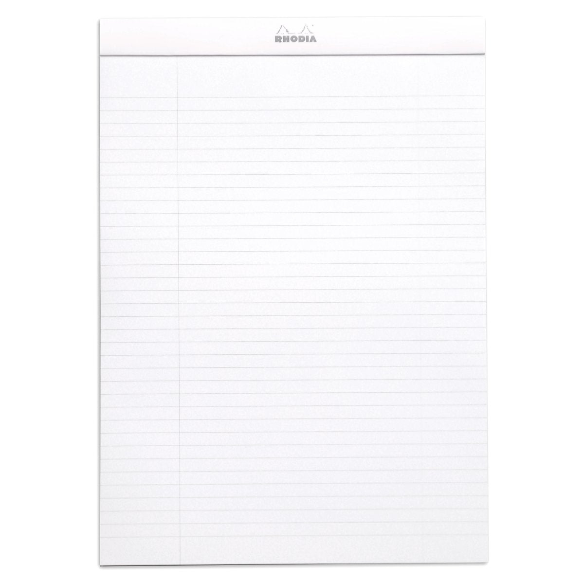 Rhodia White - A4 white lined with margin