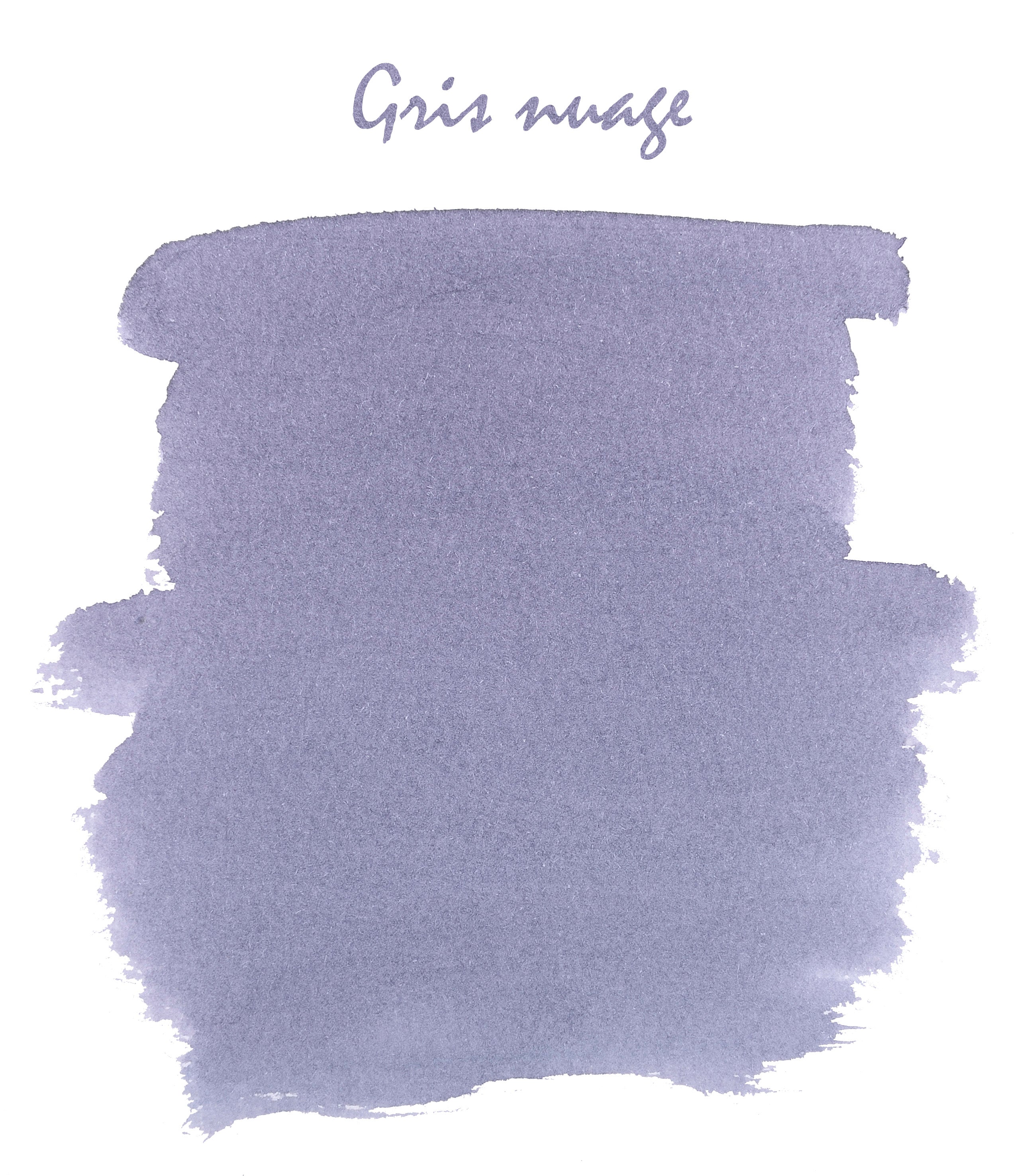 Herbin - Gris nuage (smoke grey), 6 cartridges