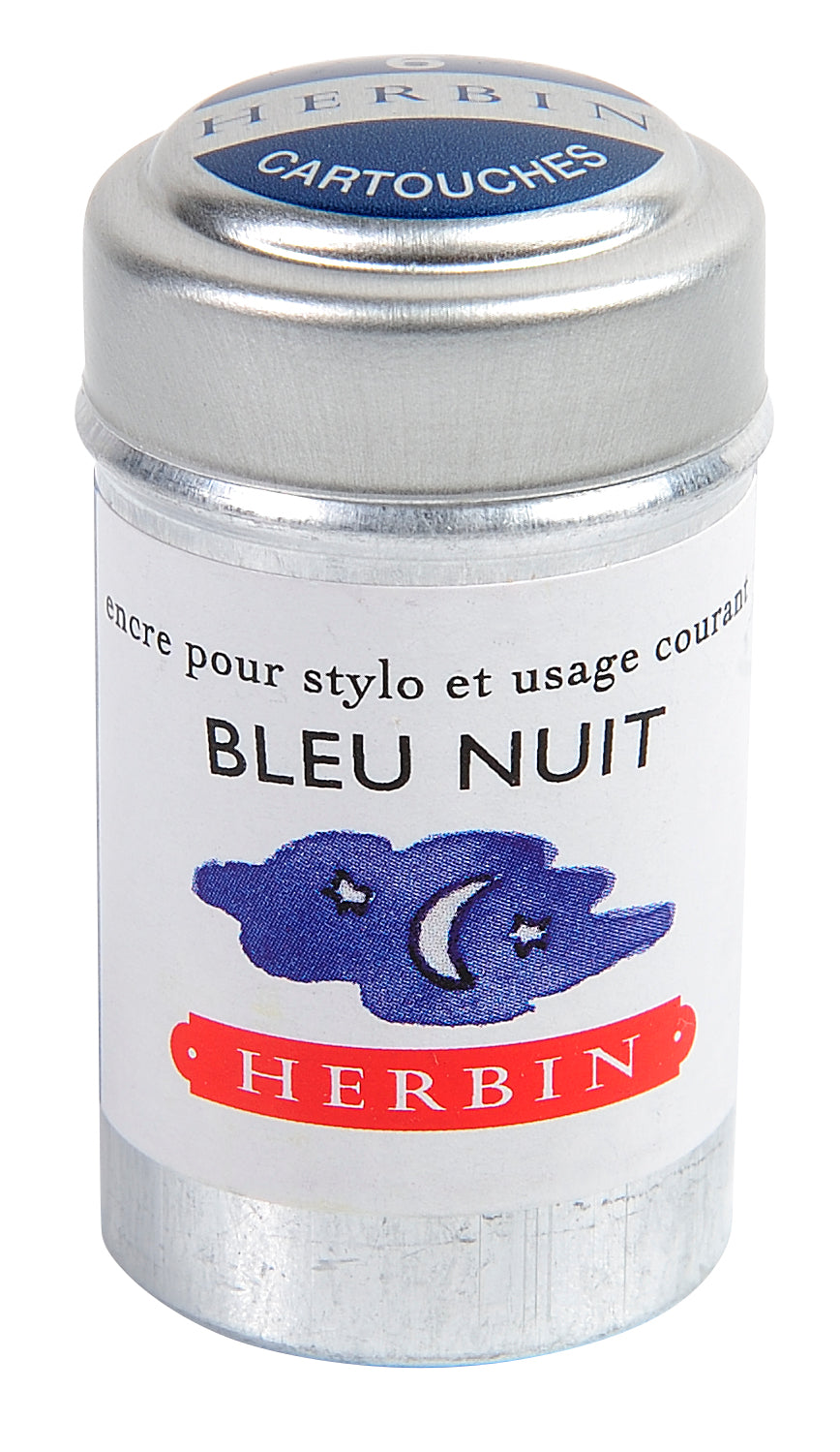Herbin - Bleu nuit (nachtblau), 6 Patronen