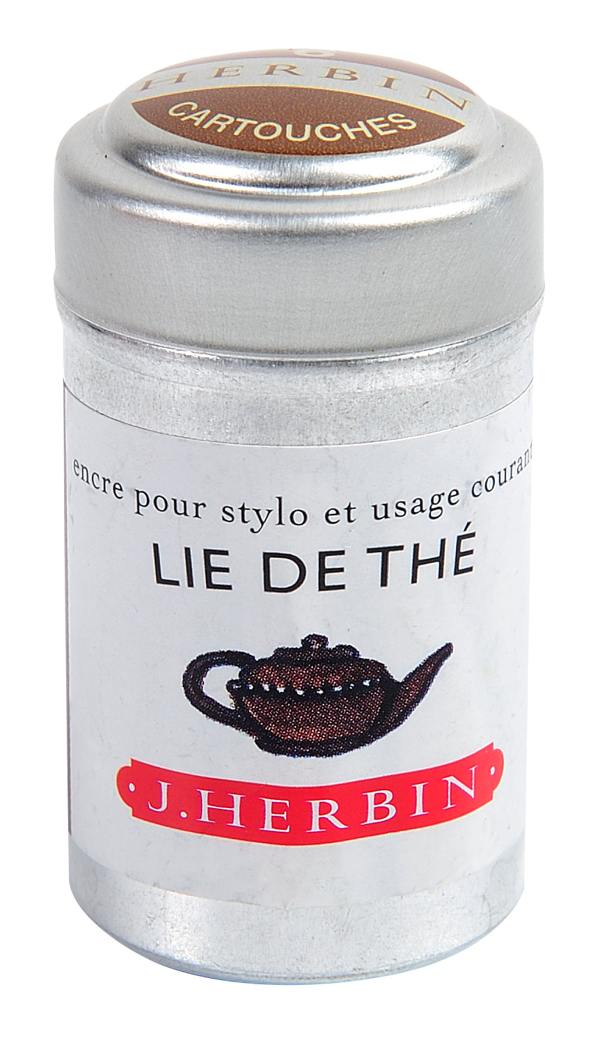 Tea brown ink, 6 cartridges / lie de the