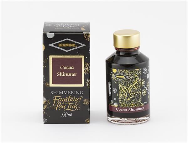 Diamine Shimmer ink - cocoa shimmer, 50ml ink jar