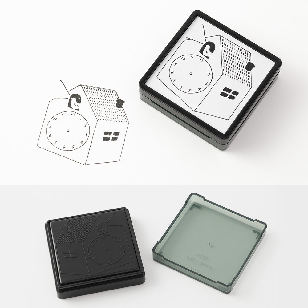 Midori - Paintable stamp - clock