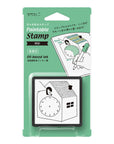 Midori - Paintable stamp - clock