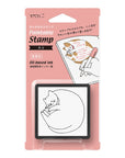 Midori Paintable stamp - cat