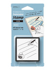 MIdori Paintable stamp - notes