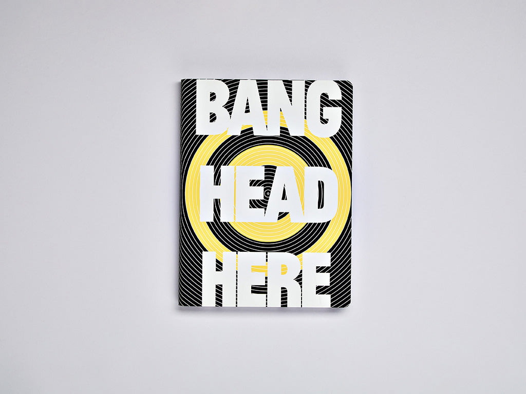 Nuuna Notizbuch - Bang Head Here
