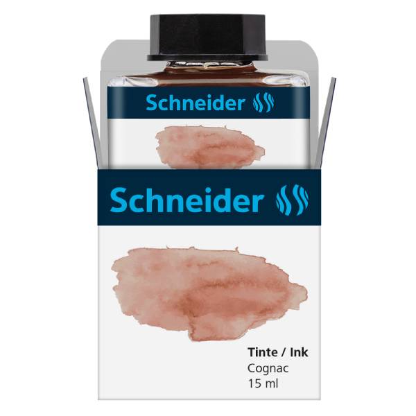 Schneider Tintenglas Cognac