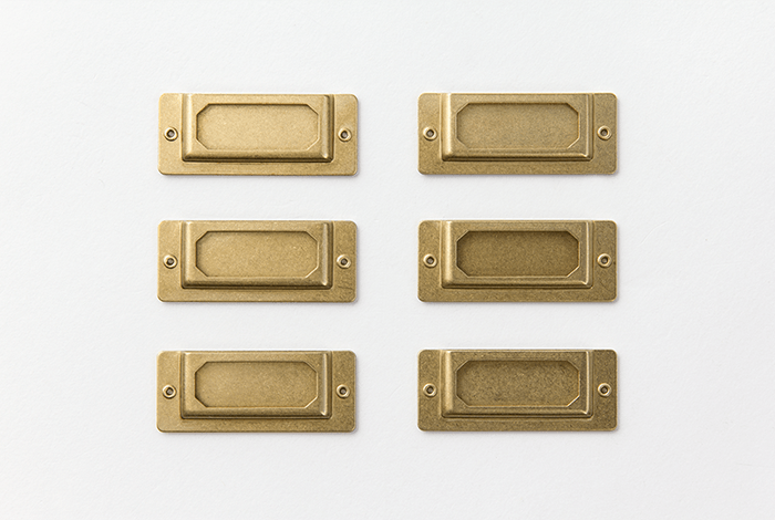 Traveler&#39;s Notebook Company - Brass Plates