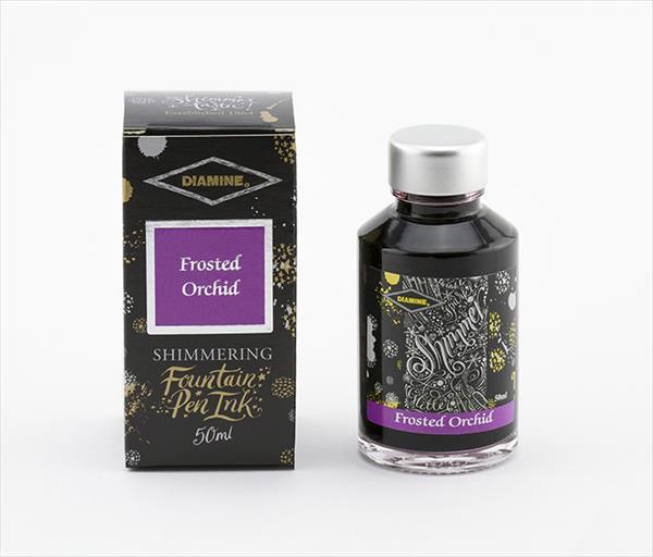 Diamine Shimmer Ink - Frosted Orchid, 50ml ink bottle
