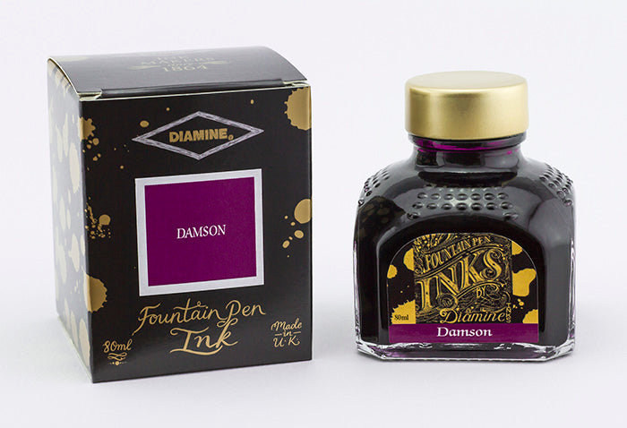 Diamine ink - damask plum / damson 80 ml