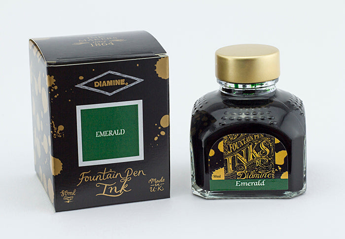 Diamine ink - emerald 80 ml