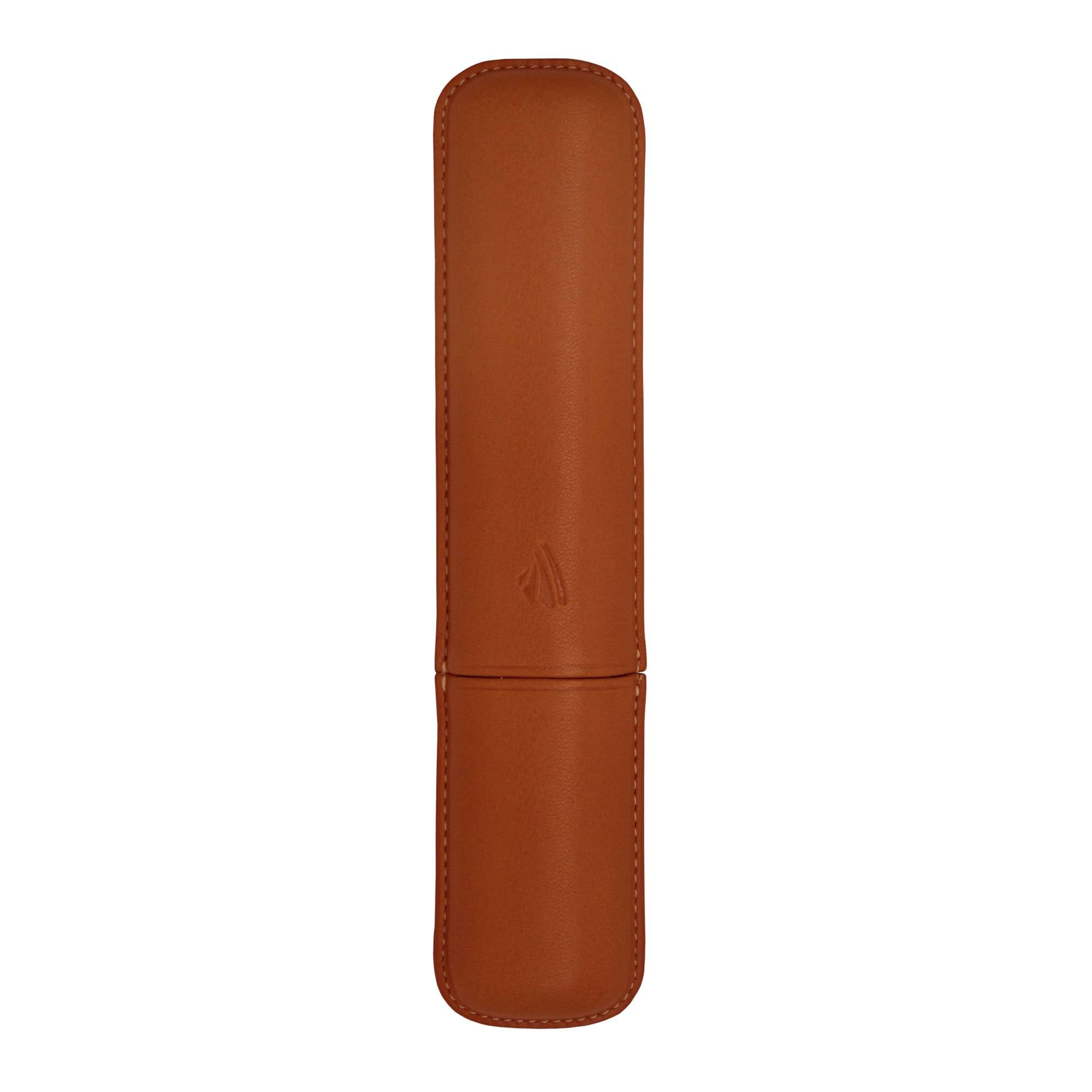 Recife - Cigar case Riviera for 1 pen cognac brown