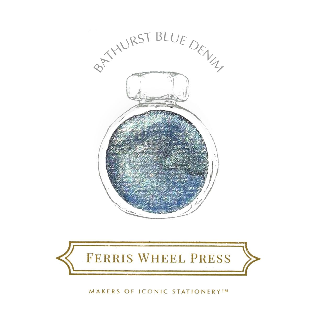 Ferris Wheel Press - Bathurst Blue Denim, 38 ml