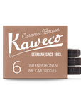 Kaweco ink cartridges, 6 pieces Caramel Brown
