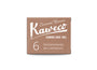 Kaweco Tintenpatronen, 6 Stück Caramel Brown