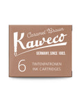 Kaweco ink cartridges, 6 pieces Caramel Brown