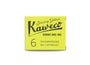 Kaweco ink cartridges, 6 pieces Glowing Yellow