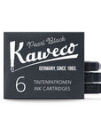 Kaweco ink cartridges, 6 pieces Pearl Black