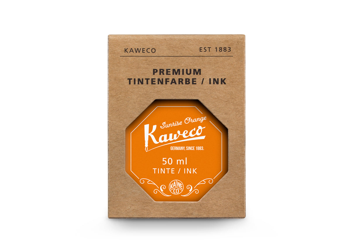 Kaweco ink bottle sunny orange
