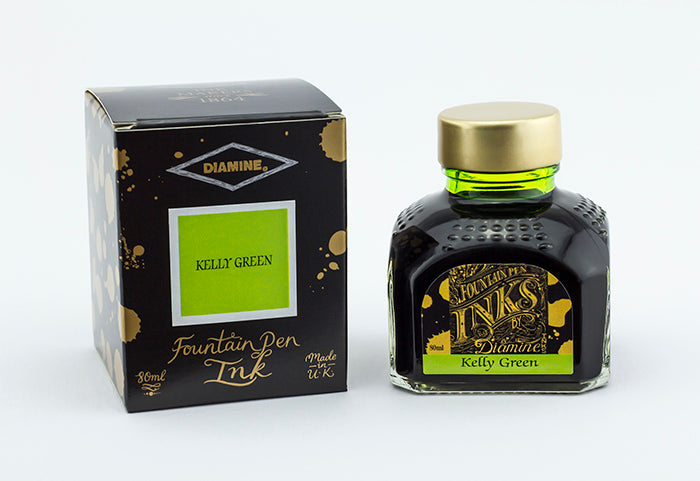 Diamine ink - Kelly green / kelly green 80 ml