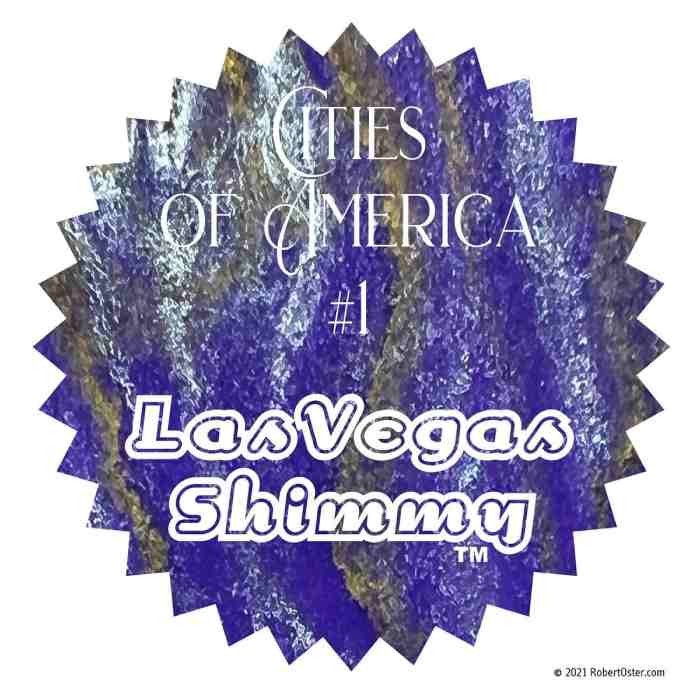 Swatch von Las Vegas aus der Serie Cities of America von Robert Oster. 