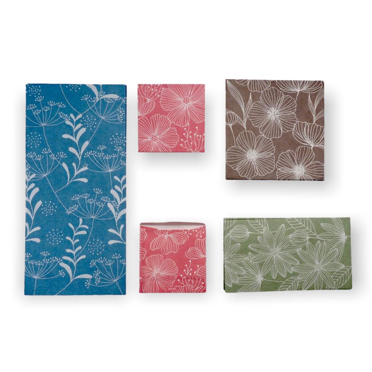 Midori envelope set - plant motifs