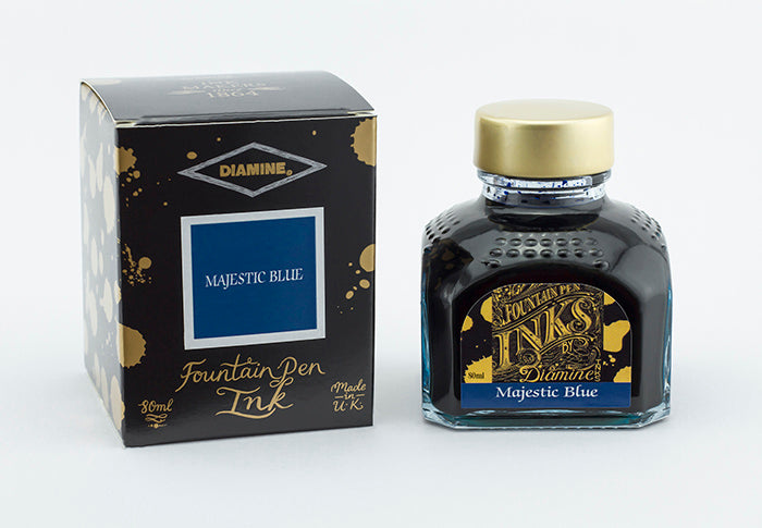 Diamine ink - majestic blue / majestic blue 80 ml